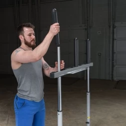 Жим ногами вертикальный Body-Solid PVLP156X на свободном весе, фото 9