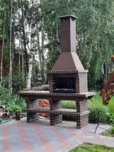 Печь Аристократ 704 Радиальный кирпич коричневый
