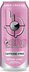 Энергетический напиток &quot;БЭНГ&quot; без кофеина, сахарная вата VPX BANG 473мл &quot;Caffeine Free&quot; Cotton Candy , фото 1