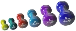Гантель в виниловой оболочке Aerofit, 2 кг, красный