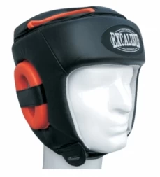 Шлем боксерский Excalibur 719 Buffalo Leather - Black/Red