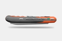 Gladiator RIB 380 AL Оранжево-темносерый моторная лодка ПВХ Жесткое дно (морской алюминий), киль, фото 5