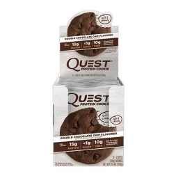 Печенье Quest Cookie Double Chocolate Chip Cookie (12 шт), фото 1