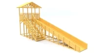Зимняя горка Савушка Зима Wood-8/1 Без окрашивания