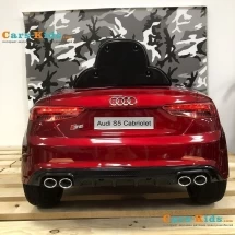 Электромобиль Audi S5 Cabriolet LUXURY красный