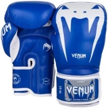 Перчатки боксерские Venum Giant 3.0 Blue/White Nappa Leather