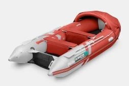 GLADIATOR E 380 PRO AIR Красно-белый моторная лодка ПВХ НДНД, фото 2