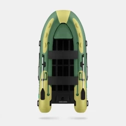 Gladiator RIB 380 AL Зелено-оливковый моторная лодка ПВХ Жесткое дно (морской алюминий), киль, фото 3