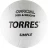 СЦ*Мяч вол. &quot;TORRES Simple&quot; арт.V30105, р.5, синт.кожа (ТПУ), маш. сшивка, бут. камера, бело-черный