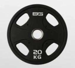 BRONZE GYM BG-PA-PL-P200 Диск олимпийский обрезиненный черный 20 кг, фото 2