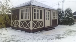Закрытая беседка Зимняя сказка, фото 2
