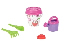 Набор для пляжа и песочницы с лейкой Hello Kitty Pilsan (06-011)