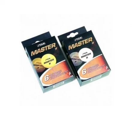 Мяч н/т Master 1* (6шт.) (белый), фото 1