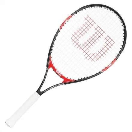 Ракетка б/т Wilson Roger Federer 26 Gr0, для детей 11лет, черно-красный, фото 1