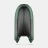 GLADIATOR B 370 LIGHT B Зеленый моторная лодка ПВХ Фанерный пайол