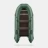 GLADIATOR B 370 LIGHT B Зеленый моторная лодка ПВХ Фанерный пайол
