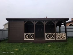 Прямоугольная беседка БРОН, фото 1