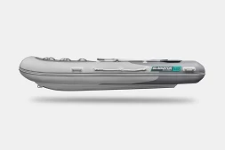 Gladiator RIB 420 AL Светло-темносерый моторная лодка ПВХ Жесткое дно (морской алюминий), киль, фото 6