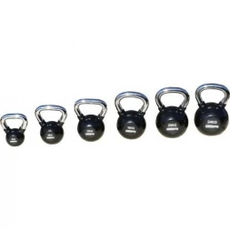 Гиря обрезиненная с хромированной ручкой PROFI-FIT, 8 кг, фото 2
