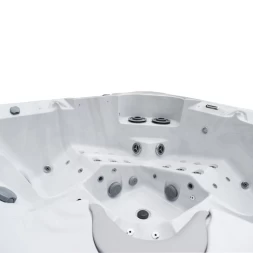 Гидромассажный бассейн IQUE Dreamline-II 2200-II-DD-BPM (WiFi+MICROSILK) (220х220х96 см), Brushedwalnut, фото 4