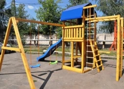 Детская игровая деревянная площадка &quot;Мадрид 33&quot;