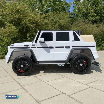Электромобиль Mercedes-Benz Maybach G650 т101тт 4WD белый, фото 2