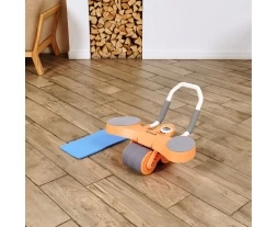 Тренажёр для пресса AB Roller SND оранжевый с ковриком 34 х 17 x 0.6 cм, фото 15