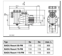 Насос с префильтром Speck Badu Resort 70-PM