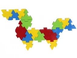 Конструктор из 128 деталей Pilsan Funny Blocks (03-236), фото 4