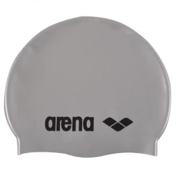 Шапочка для плавания &quot;ARENA Classic Silicone&quot;, серебристый