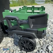 Электромобиль трактор с прицепом BDM0925 TR777 зеленый