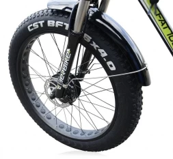 Велогибрид UBERBIKE FAT 48V 1000W BLACK, фото 6
