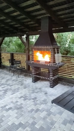 Печь Аристократ 702 Прямоугольный кирпич красный, фото 3