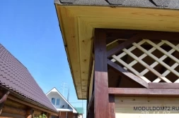 Открытая деревянная беседка №7 - 3,5х4,5м Под ключ, фото 9