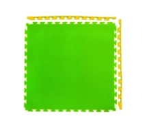 Будо-мат, 100 x 100 см, 20 мм, цвет жёлто-зелёный