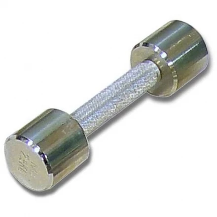 Гантель хромированная для фитнеса 2 кг MB-FitM-2, фото 1