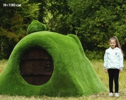 Топиари дом Сказочный, h=190 см - газон Premium, фото 4