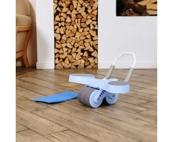 Тренажёр для пресса AB Roller SND голубой с ковриком 34 х 17 x 0.6 cм, фото 14