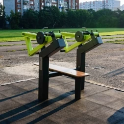 Power-1800 Уличный тренажер Жим лежа с переменной нагрузкой Zavodsporta, фото 10