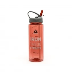 Бутылка для воды  Reebok 0,65 Red &quot;iRun These Streets&quot; RABT-P65RDRUN 