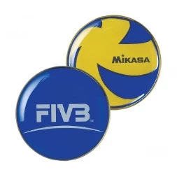Монета для жеребьевки &quot;MIKASA TCVA&quot;, сине-желтый