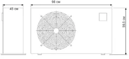 Тепловой насос Poolmagic CP110LS 11 кВт, фото 4