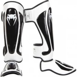 Щитки для ног Venum &quot;Predator&quot; Standup Shinguards - Black/Ice, фото 1