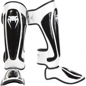 Щитки для ног Venum &quot;Predator&quot; Standup Shinguards - Black/Ice, фото 1