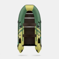 GLADIATOR B 370 LIGHT B Зелено-оливковый моторная лодка ПВХ Фанерный пайол, фото 4