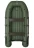 Моторная лодка ПВХ Фрегат 390 Air (НДНД) Зеленый