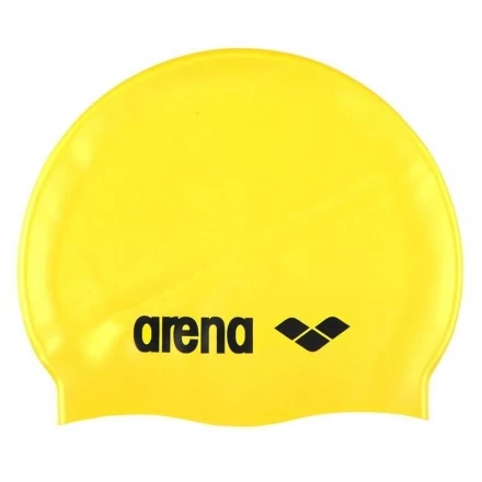 Шапочка для плавания &quot;ARENA Classic Silicone&quot;, желтый, силикон, фото 1
