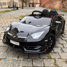 Электромобиль Lamborghini Aventador SVJ — HL328 черный