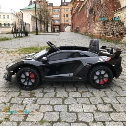 Электромобиль Lamborghini Aventador SVJ — HL328 черный, фото 9