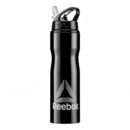 Бутылка REEBOK metal black